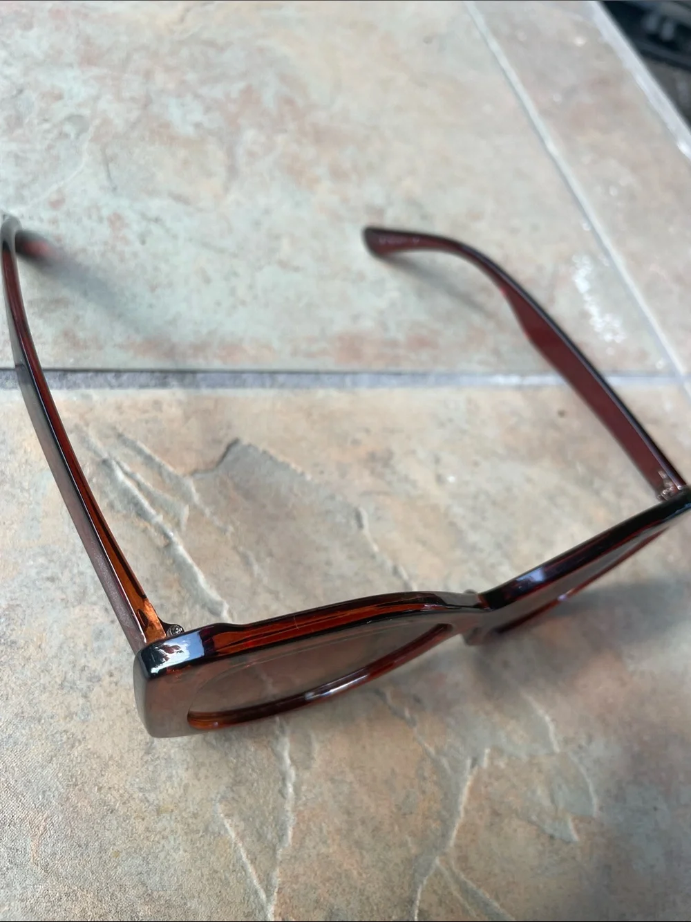 Elegant Women's Oversized Sunglasses - Tortoiseshell Brown C71